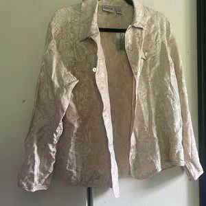 Chicos print button up